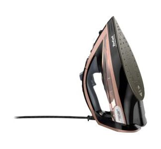 Tefal Ultimate Pure FV9845E0 - Höyrysilitysrauta automaattisella katkaisulla - silityslaatta: Durilium AirGlide Autoclean - 3200 W - blush d'été