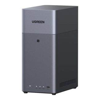 Ugreen DH2300 - NAS-palvelin - 4 lokeroa - SATA 6Gb/s - RAID 0