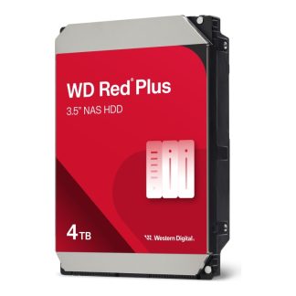 WD Red Plus WD40EFPX - Kiintolevy - 4 TB - sisäinen - 3