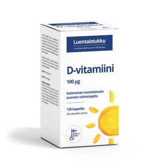 D-vitamiini 100mcgs