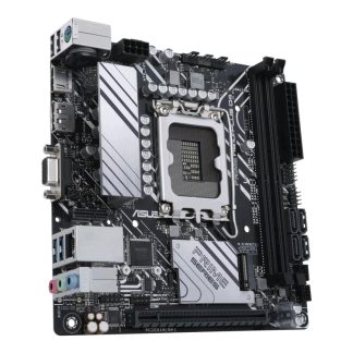 ASUS PRIME H610I-PLUS D4-CSM - Emolevy - mini ITX - LGA1700-asennuspaikka - H610-piirisarja - USB 3.2 Gen 1 - Gigabit LAN - sisäinen grafiikka (vaatii prosessorin) - HD-ääni (8-kanavainen)
