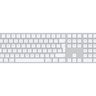 Apple Magic -näppäimistö Touch ID:llä ja numeronäppäimistöllä - Näppäimistö - USB-C - langaton - Bluetooth - QWERTY - Ruotsinkieliset - valkoiset näppäimet