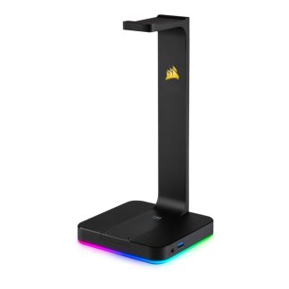 CORSAIR Gaming ST100 RGB Premium Headset Stand - Lydkort - 16 bit - 48 kHz - stereo - USB 3.1 Gen 1