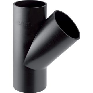 Geberit PEH grenrør 45 grader 160-110 mm