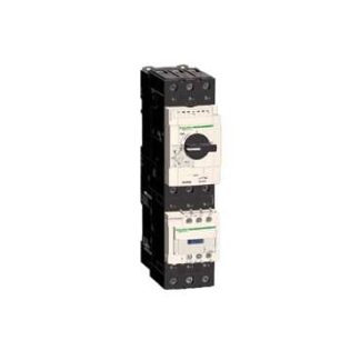 SCHNEIDER ELECTRIC Käsikäyttöinen moottorinsuoja TypeGV3-P 3-napainen asetusalue 48-65A 400VAC:n jännitteellä Ruuviliitin Twist grip Everlink