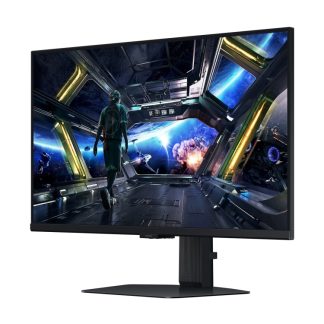 Samsung Odyssey G7 S27DG702EU - G70D-sarja - LED-näyttö - älykäs - pelinäyttö - 27 - 3840 x 2160 4K UHD (2160p) @ 144 Hz - Fast IPS - 350 cd/m² - 1000:1 - DisplayHDR 400 - 1 ms - 2xHDMI