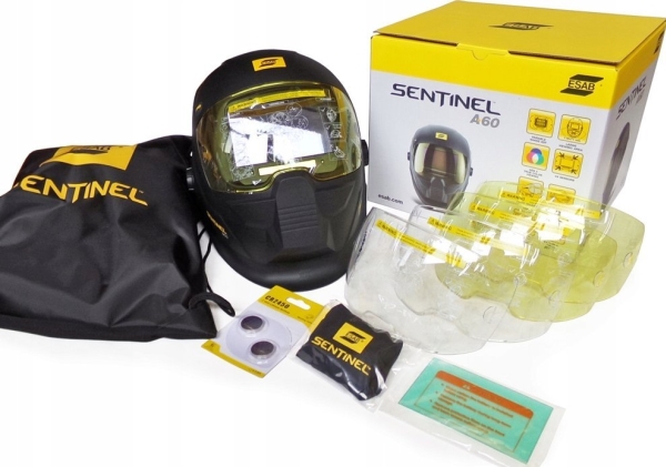 ESAB ITSESTÄÄN PIMENEVÄ HITSAUSVISIIRI SENTINEL A60