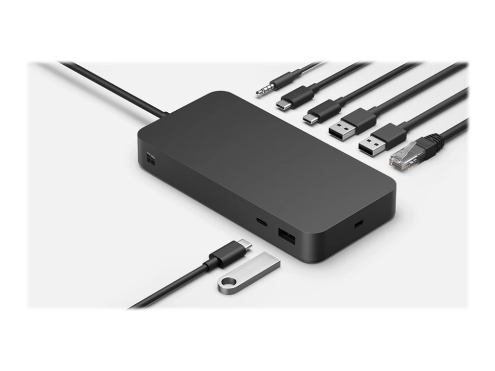 Microsoft Surface Dock - telakointiasema - Thunderbolt 4 - 3 x Thunderbolt - GigE