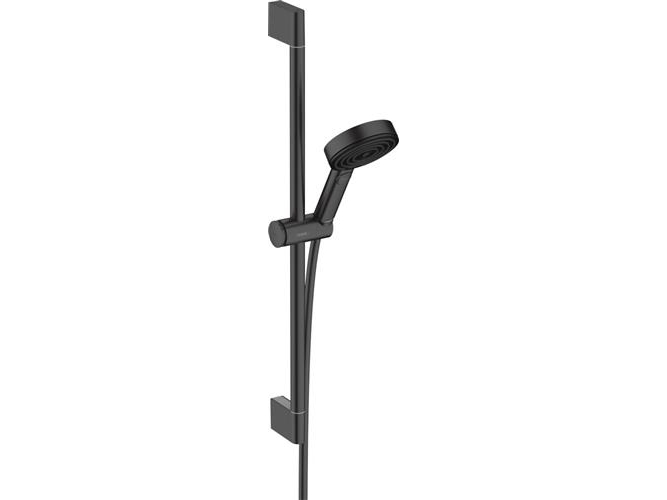 hansgrohe Pulsify Select S suihkusetti 105 3jet Relaxation EcoSmart suihkukaiteella 65 cm mattamusta