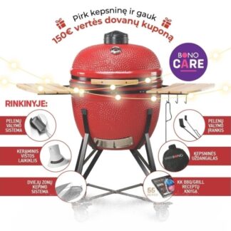 Kamado_Bono Grilli Kamado Bono Limited Punainen