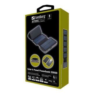 Solar 6-Panel Powerbank 20000
