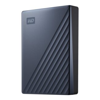 WD My Passport Ultra WDBFTM0040BBL - Kiintolevy - krypteret - 4 TB - ekstern (bærbar) - USB 3.0 (USB-C stikforbindelse) - 256-bittinen AES - blå